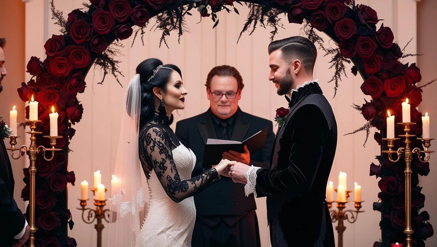 goth style wedding vows uniquely i do wedding officiants kennenewick washington